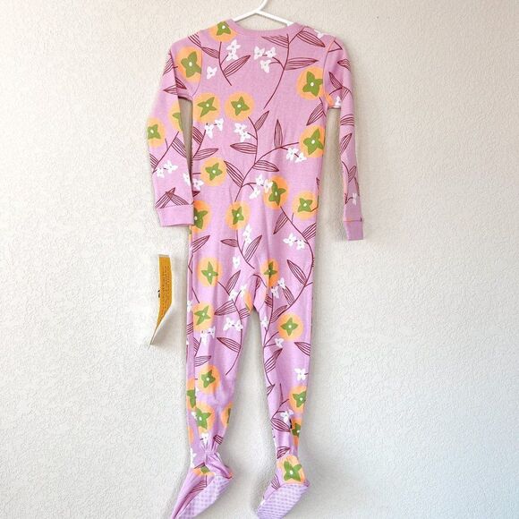 NWT! Tea Collection Winding Persimmon Footed Pajama, Size 2T - Picture 4 of 4